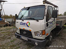 Производство и замена лобового стекла триплекс на грузовике Hyundai hd 65  в Никополе (Украина). 3