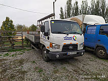 Производство и замена лобового стекла триплекс на грузовике Hyundai hd 65  в Никополе (Украина). 4