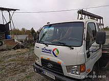 Производство и замена лобового стекла триплекс на грузовике Hyundai hd 65  в Никополе (Украина). 5