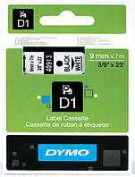 Лента D1 пластиковая Dymo белая 9мм х 7м для LabelManager/LabelPoint