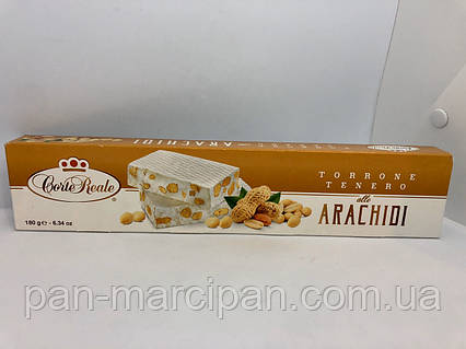 Цукерки Torrone Tenero alle Arachidi Corte Reale 180г