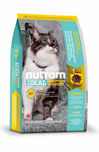 Сухий корм Nutram Ideal для здоров'я шкіри та шерсті кішок, що мешкають у приміщеннях 5КГ