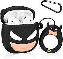 Чохол для навушників Apple AirPods Alitek Batman (Бетмен) + тримач на палець, фото 3