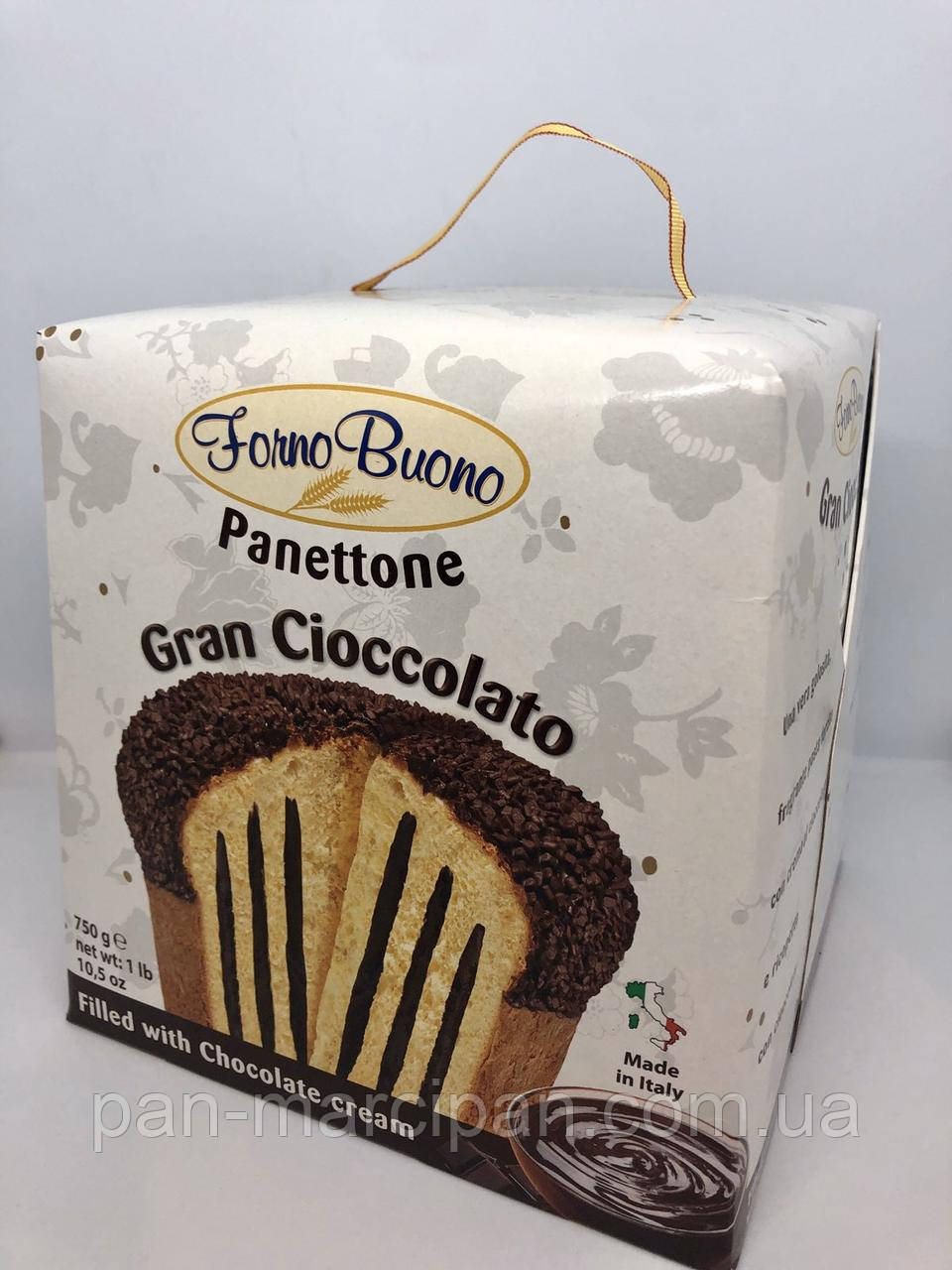 Панетон Forno Buono Panettone Gran Cioccolato 750г: продажа, цена в ...