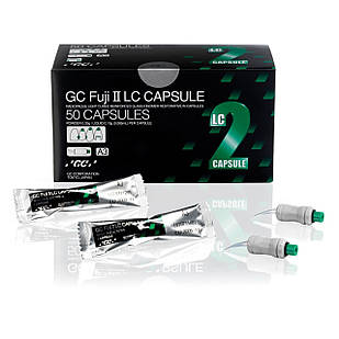 Fuji II capsules (Фуджі 2), 50 капсул, склоіномерний цемент, GC