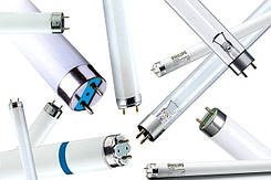 Лампи люмінесцентні для акваріумів, рослин, холодильників F, L, TL, TL-D