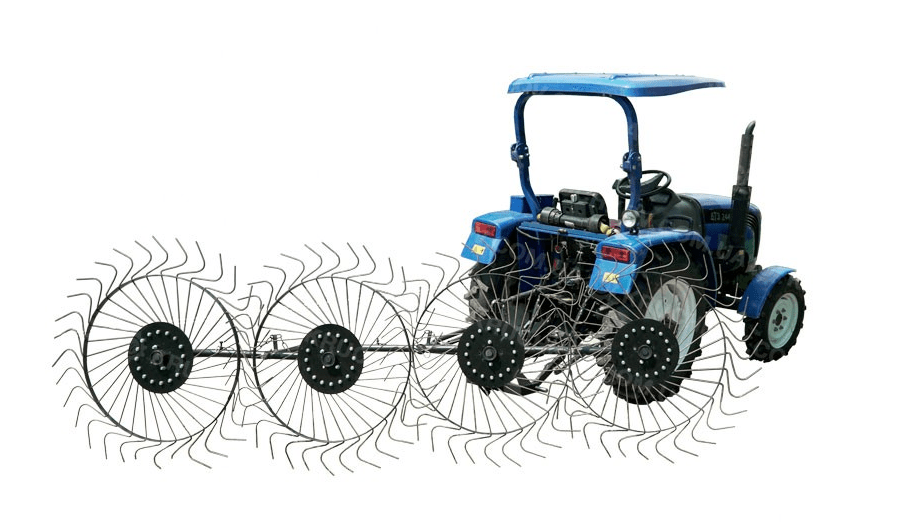 Граблі механічні "Сонечко" 4 р (причіпний 3 точки)