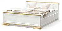 Кровать Ирис 160х200 Андерсон пайн + Дуб золотой с ламелями Мебель Сервис (170.2х207.4х81.2 см)