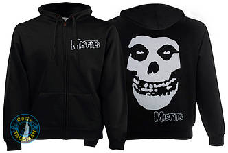 Толстовка на змійці MISFITS лого, фото 1