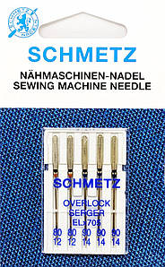 Голки для оверлока Schmetz Overlock №80-90