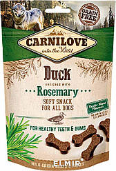 Carnilove Dog Semi-Moist Duck with Rosemary Ласощі для собак качка і розмарин, 200г