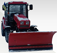 Отвал снегоуборочный для мини-тракторов МТЗ 320, Foton, Dongfeng, Kubota гидравлический