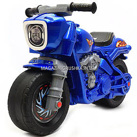 Дитячий Мотоцикл толокар Оріон Синій 504. Популярний транспорт для дітей від 2х років