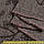 Твід темно-коричневий з коричневою вишивкою, ш.150, фото 2