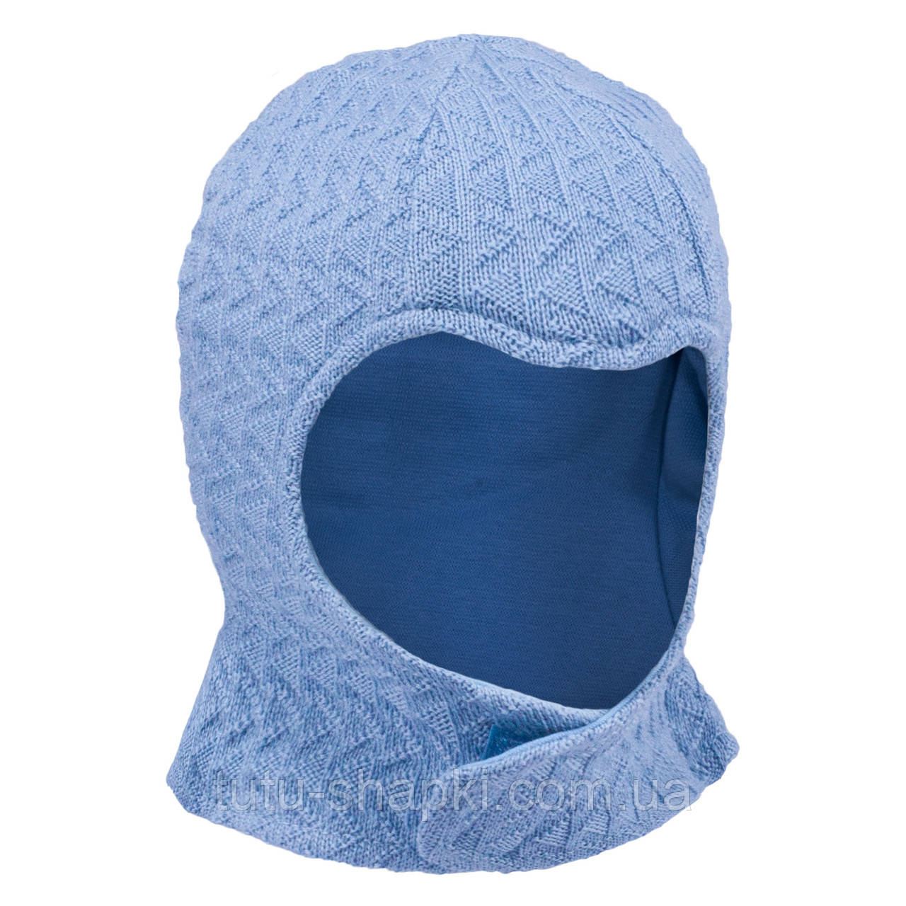 Зимовий шапка-шолом для хлопчика TuTu арт. 3-004804 (38-42, 42-46)
