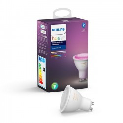 Смарт-лампочка Philips Hue GU10 RGBW 5,7W BT  50x58mm!