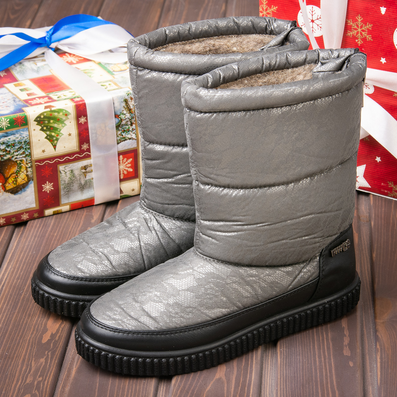 Дутики Tellus 00052GGI Гіпюр, фото 1