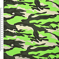 Деко коттон камуфляж салатово-зеленый, бежевый, ш.150 (20405.018)