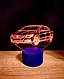 3d-світильник Фольксваген, Volkswagen, 3д-нічник, кілька підсвічувань (батарейка+220В), фото 4