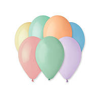Повітряні кулі макарун асорті 10" (25 см) Gemar
