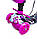 + ПОДАРУНОК Дитячий самокат з сидінням Scooter 5 в 1 з малюнком Маки, фото 3