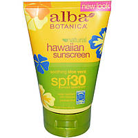 Солнцезащитный крем SPF 30 (Sunscreen), Alba Botanica, 113 гр.