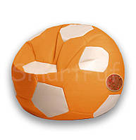 Кресло-мяч XL (125см), Оранжевый-Бежевый