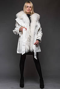 Жіноча парка з натуральним хутром