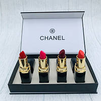 Набір помад 4 шт Chanel Rouge Coco (Коко Шанель)