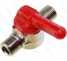 Кран компресора 1/4 різь-різь 13 мм