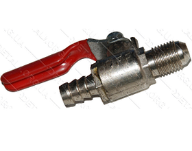 Кран компресора 1/4 різь-штуцер 12 мм/8мм