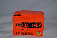 Аккумулятор 12V 2,3Ah гелевый (113х49х85) YTR4A-BS ( оранжевый ) BATTERY