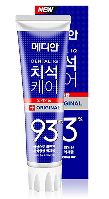 Зубна паста для зняття нальоту Median Dental Cosmetic Original 93% Профілактика карієсу (синя) 120 г
