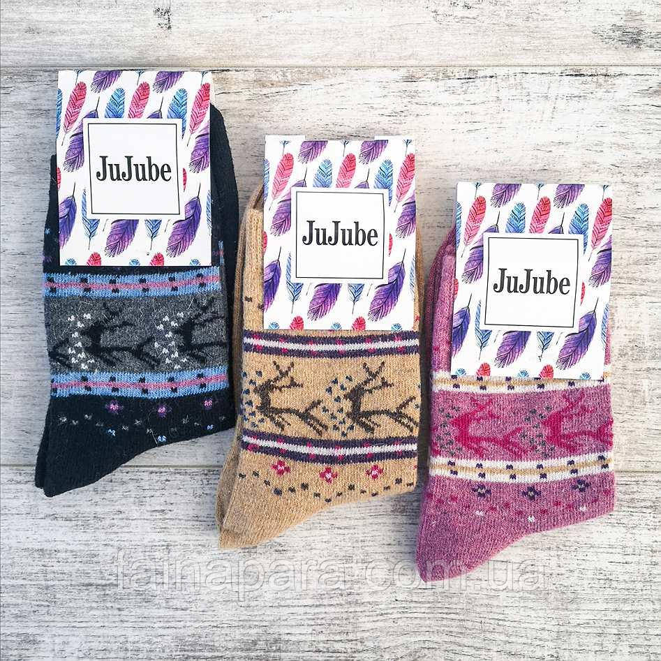Шкарпетки жіночі шерсть кролика Jujube