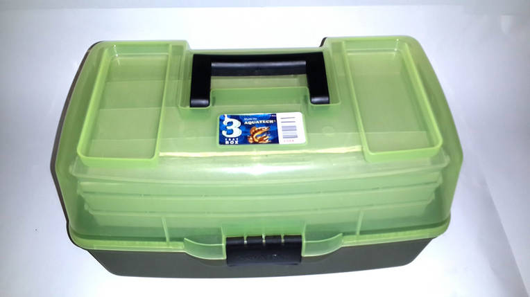 Ящик рыбацкий AQUATECH 1703Т 3х-полочный, фото 2