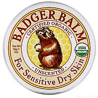 Бальзам для чувствительной кожи, без запаха, Badger Company, 56 г