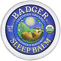 Бальзам для сна, лаванда и бергамот, Badger Company, 21 г