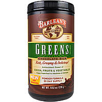 Суперфуд, Greens Supplement, Barlean's, 270 г