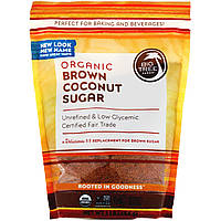 Кокосовый сахар коричневый органический, Big Tree Farms, 454 грамм