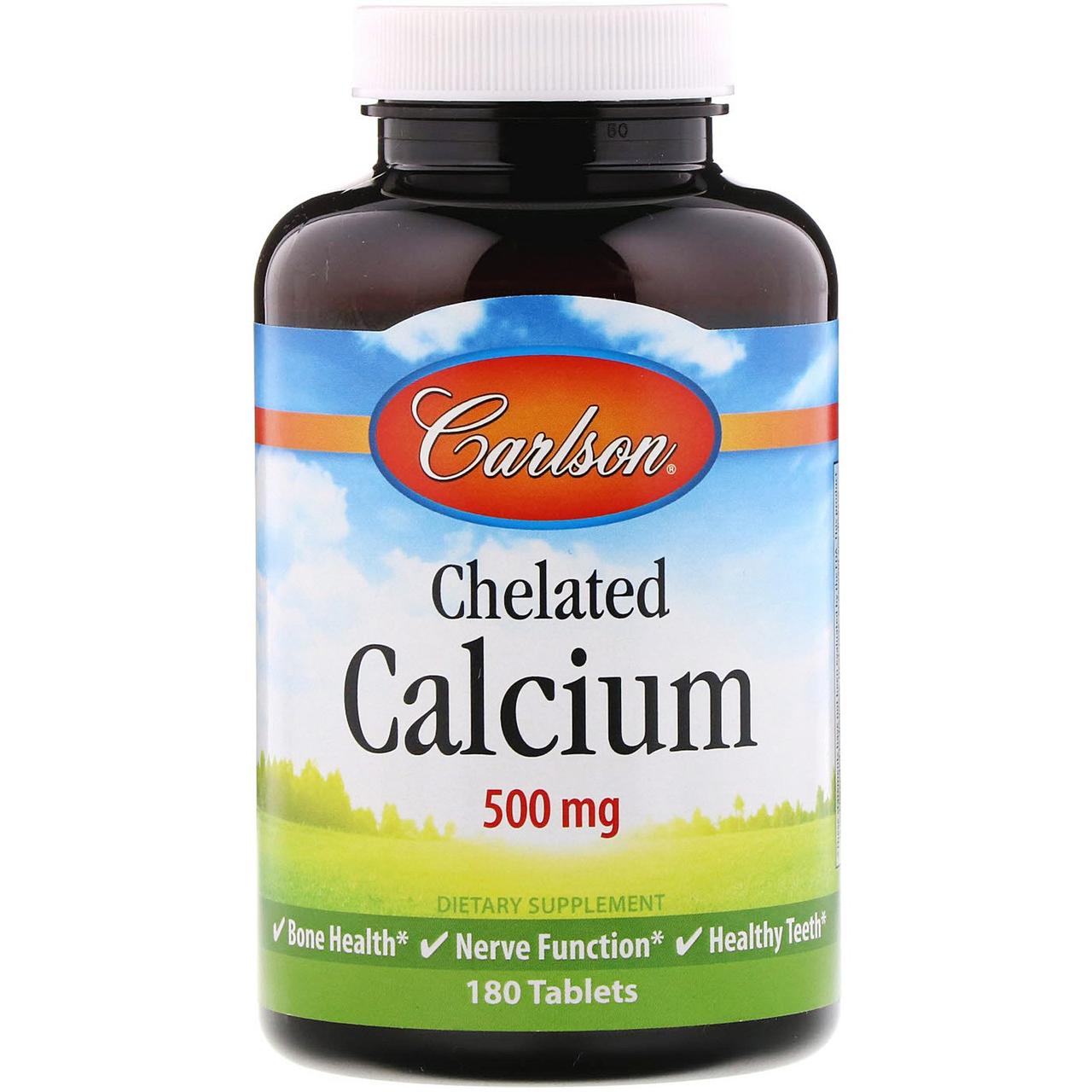 Кальцій, Carlson Labs, 250 мг, 180 таблеток