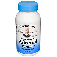 Здоров'я надниркових залоз, Adrenal Formula, Christopher's s Original, 100кап.