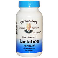 Формула для підвищення лактації, Christopher's s Original Formulas, 460 мг, 100 кап.