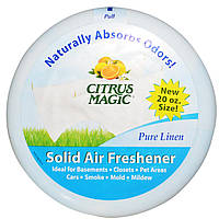 Citrus Magic, Твердий освіжувач повітря, чистий льон 20 унції (566 м)
