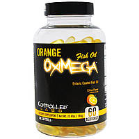 Рыбий жир OxiMega, Controlled Labs, аромат цитрусовых, 120 кап.