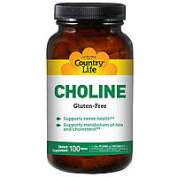 Холін, Choline, Country Life, 100 таб.