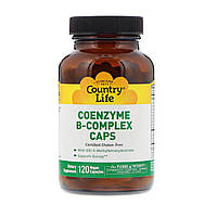 Коензим B-комплекс Coenzyme B-Complex Country Life 120 капс. метилфолат комплекс вітамінів групи Б