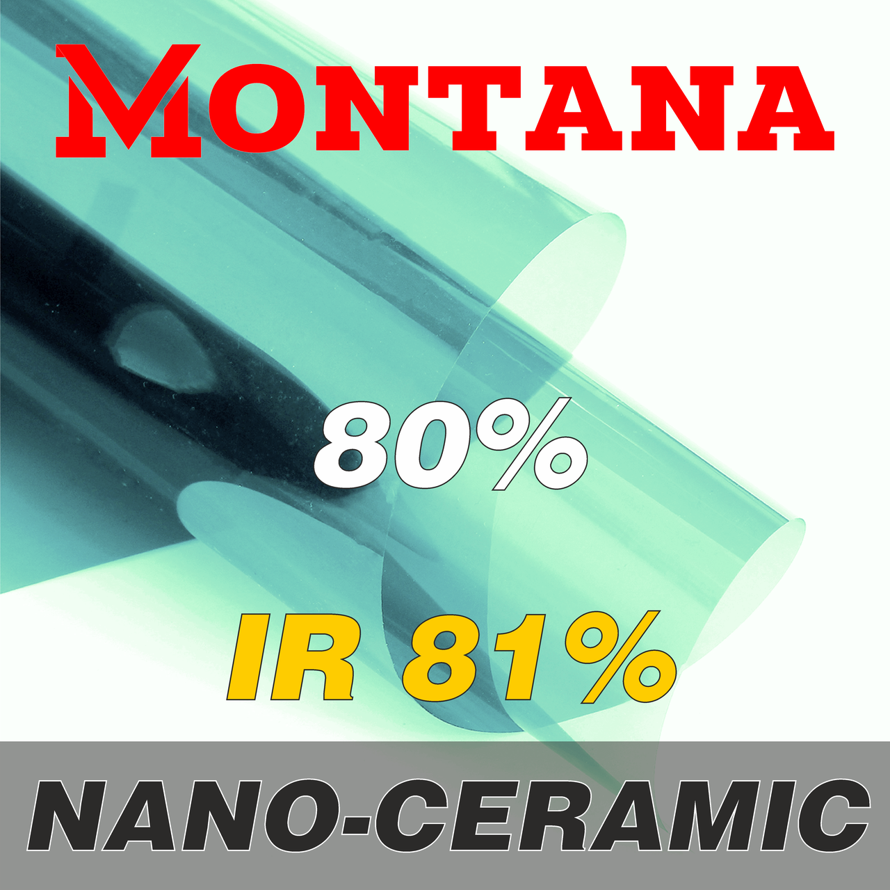 Атермальна тонувальна плівка MONTANA NANO-CERAMIC 80% 1,52м