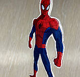 Топер Людина Павук, Пластиковий топер із принтом Spider Man, Людина-павук на торт, Топер Spider-Man, фото 5