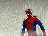 Топер Людина Павук, Пластиковий топер із принтом Spider Man, Людина-павук на торт, Топер Spider-Man, фото 4