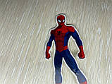 Топер Людина Павук, Пластиковий топер із принтом Spider Man, Людина-павук на торт, Топер Spider-Man, фото 2